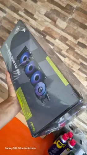 Water Cooler MSI MAG Coreliquid A12, ARGB, 360mm, Intel e AMD, Preto