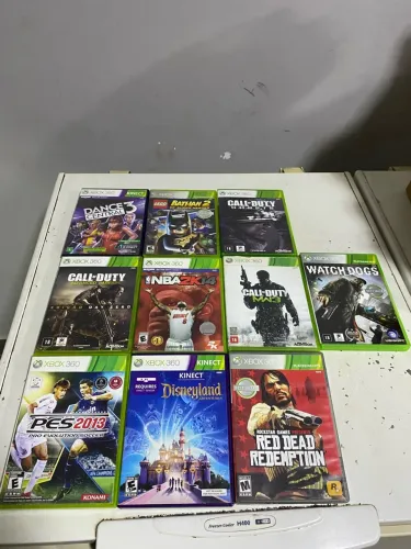 LOTE 10 JOGOS XBOX 360 ORIGINAL. - OPORTUNIDADE 