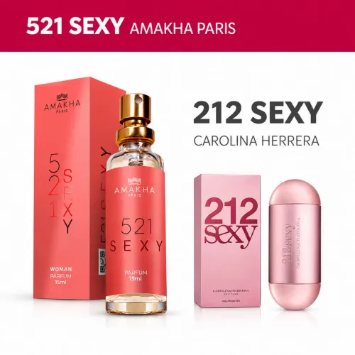 Perfume Importado 521 Sexy 15ml Amakha Paris