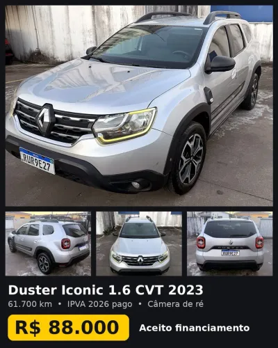 Renault Duster Iconic 1.6 16V Flex AUT 2023