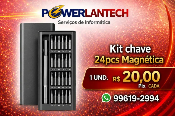 Estojo kit de chaves 24 pcs
