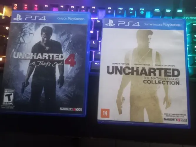 Uncharted 1,2,3 e 4 - PS4