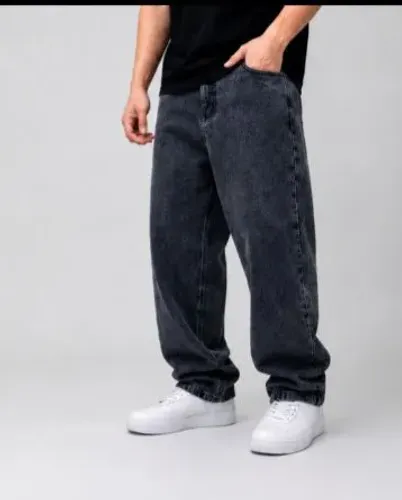 Calça Balão com tom marmorizado