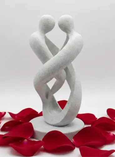 Escultura Infinito dos Namorados 22x11 dia dos namorados