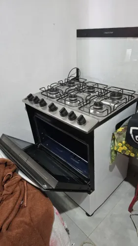 Fogão Brastemp 6 bocas BFS6NCB Usado poucas vezes