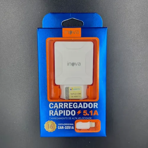 Carregador alta velocidade da Inova original