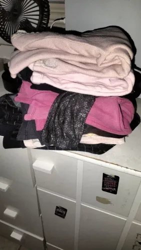 Roupas de menina 9 pecinhas blusinhas de frio e manguina