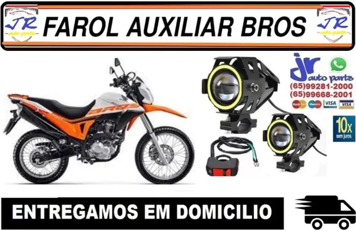 Par Farol de Milha Led Angel Eyes Bros 2018