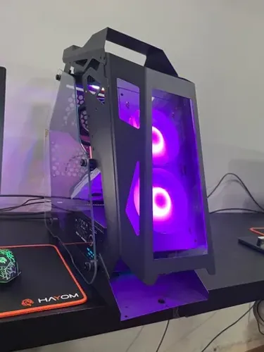 PC Gamer Ryzen 5 5500 | 16 GBs | RX 6600 8 GBs GDDR6 | SSD 512 GBs Novo c/ Garantia