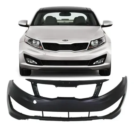 Parachoque Kia Optima 2013 / 2014 - Dianteiro Preto Liso - FPI