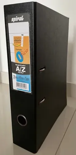 Kit Pasta registradora A/Z Spiral | Fichário