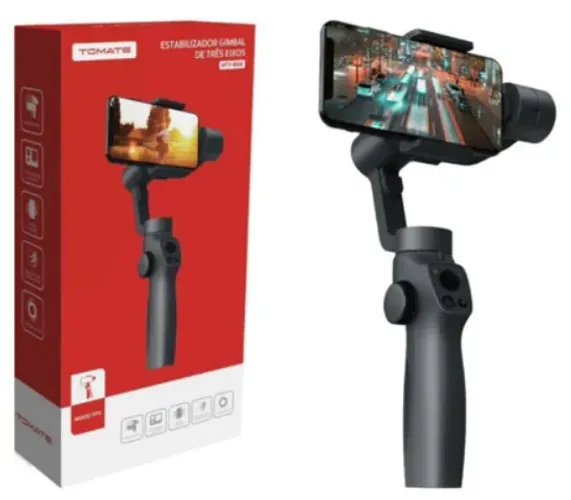 Estabilizador Gimbal de Três Eixos MTY-8008 para Celular