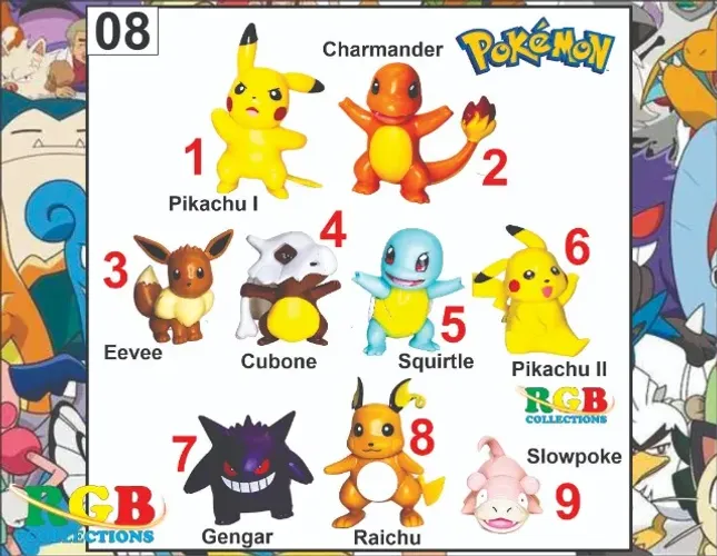 Miniaturas Pokémon VIII (venda por unidade ou coleção)