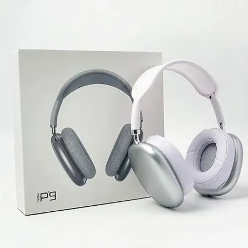Fone de Ouvido, HeadSet P9 Bluetooth Max Branco
