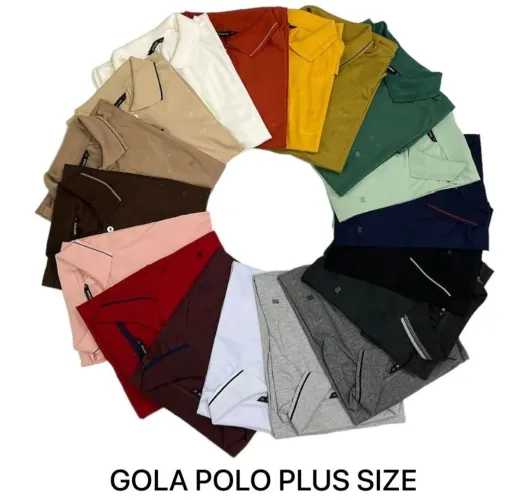 Polo Plus Size Algodão 
