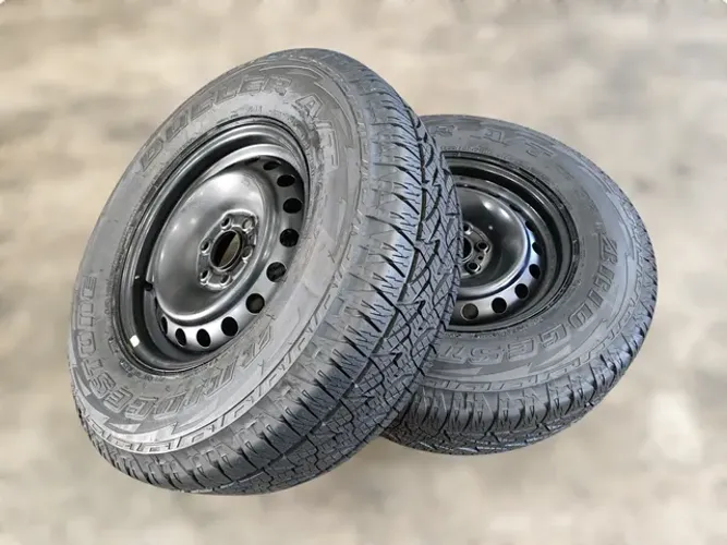 RODA FERRO AVULSO ARO 16 NISSAN FRONTIER C/PNEU AT ZERO P/ ESTEPE