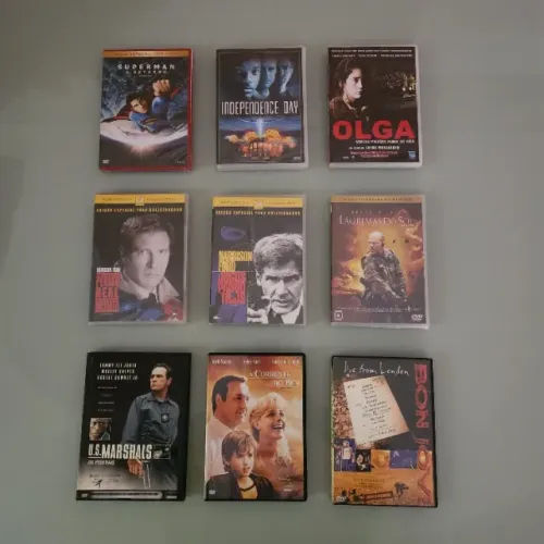 Vendo discos DVD com quase nenhum uso (alguns ainda lacrados)