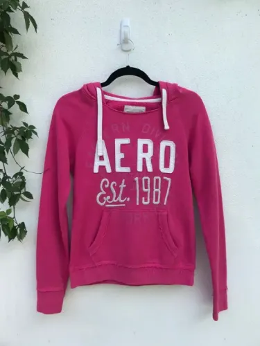Blusa de moletom Aeropostale pink tamanho p