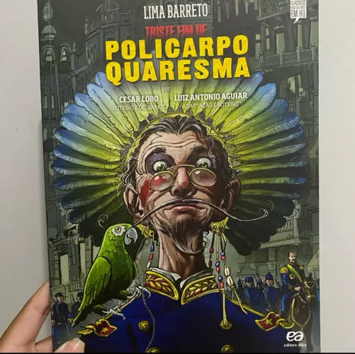 livro triste fim de policarpo quaresma - clássicos brasileiros em hq