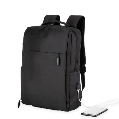 Liquidação: Lote com 9 Mochila de Nylon USB 20L NOVA Ideal para Brindes ou Revenda