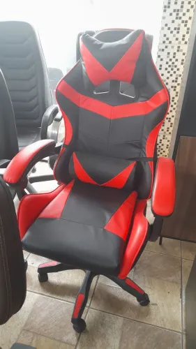 Cadeira gamer vermelha- Nova