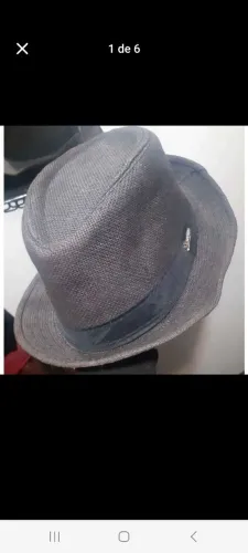 Chapéu Fedora Cinza Novo 