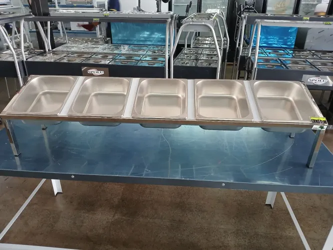 Condimentadora Pizzarola De Parede ou bancada Aço Inox 5