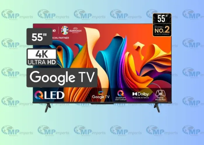 Loja MP Imports: Smart TV 55" Hisense Ultra HD 4K QLED Q6N, Google TV com HDR10+