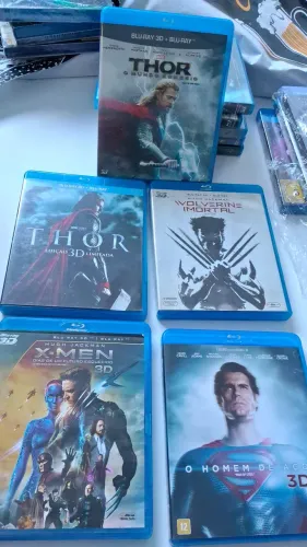 Diversos títulos Blu-Ray 3D Duplo - Filmes de Ação - 40,00 cada título