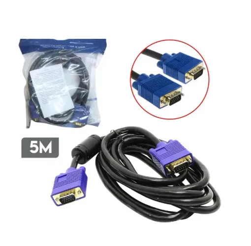 Cabo Vga 5 Metros C/filtro Knup