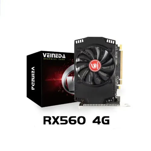 Placa de Video Veineda RX560, 4 GB, GDDR5, 128 bits, Nova, Lacrada