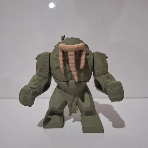 Bloco de montar impressão 3D Man Thing Marvel
