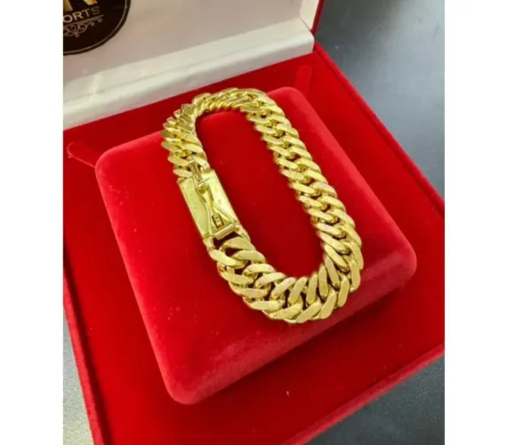 Pulseira de Ouro Amarelo Elos
