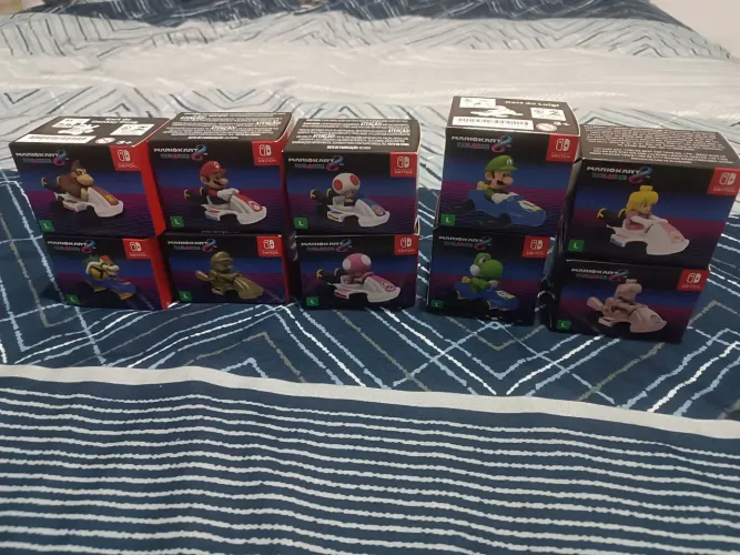 10 Miniaturas Mario Kart 8 Deluxe - Novas - edição completa MC Donald's