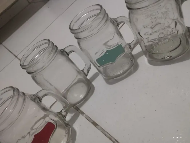 canecas de Vidro com Alça