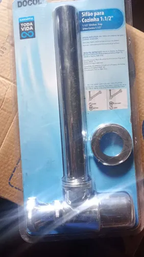 Tenho duas Sifão para Cozinha 1.1/2'' - Novo
