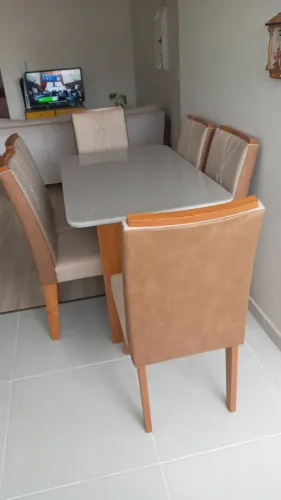 Jogo de sala + 6 cadeiras apenas venda 2699,00