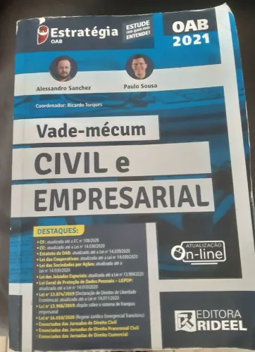Vade-mécum Civil e Empresarial - OAB 2021 - Atualizado
