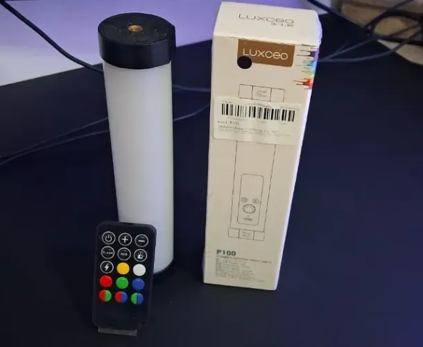 Luz RGB Luxceo P100 gamer lâmpada controle remoto 2.000mA [Pegar em mãos Fortaleza-CE]