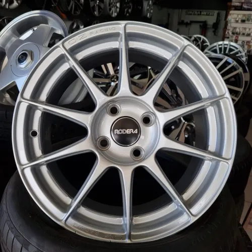 Jogo de rodas novas aro 15 4x100 esportivas Rodera OZR