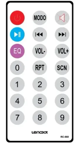 Caixa De Som Amplificada Ca60 80w Lenoxx Cor Preto FM USB 