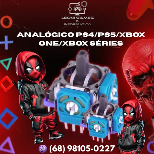 Analógico PS4/PS5/Xbox One/Xbox Series