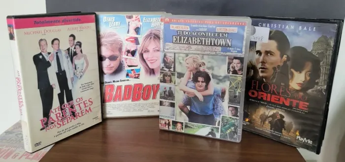 Lote 4 DVDS FIlmes Originais Diversos