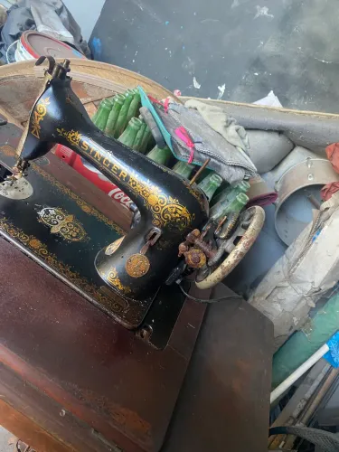 Máquina de costura antiga