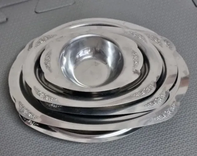 Conjunto 5 peças em inox estilo Fracalanza