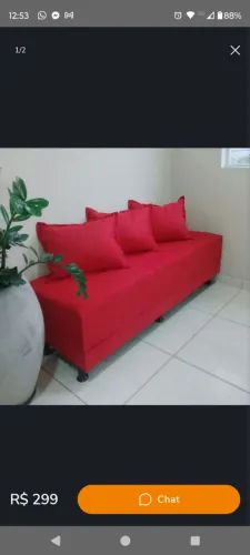 Sofá-cama versátil e confortável