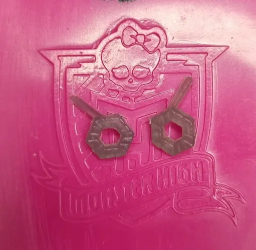 Brincos Monster High - original - frankie skull shore