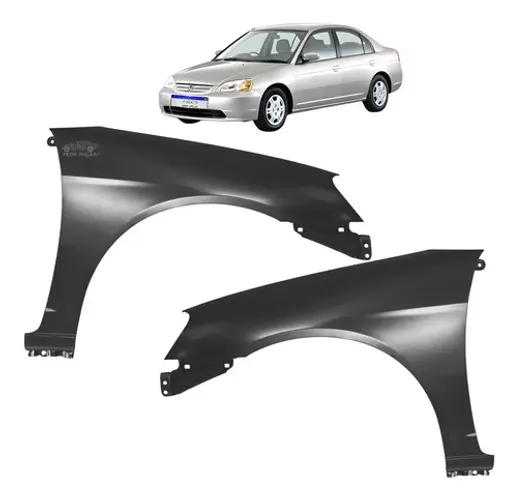 Paralama Dianteiro Honda Civic 2001 2002 2003 Novo