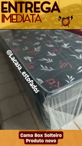 Cama Box Solteiro - Entrega Imediata!
