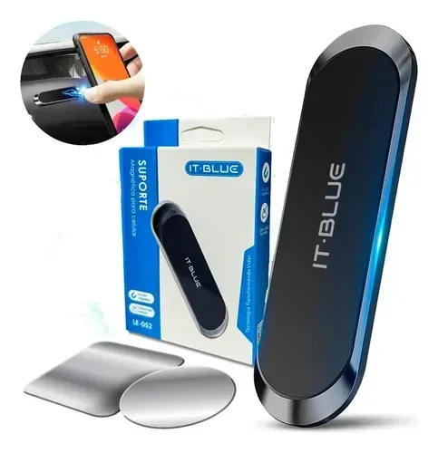 Suporte Magnético Veicular Carro Celular Imã Universal Metal